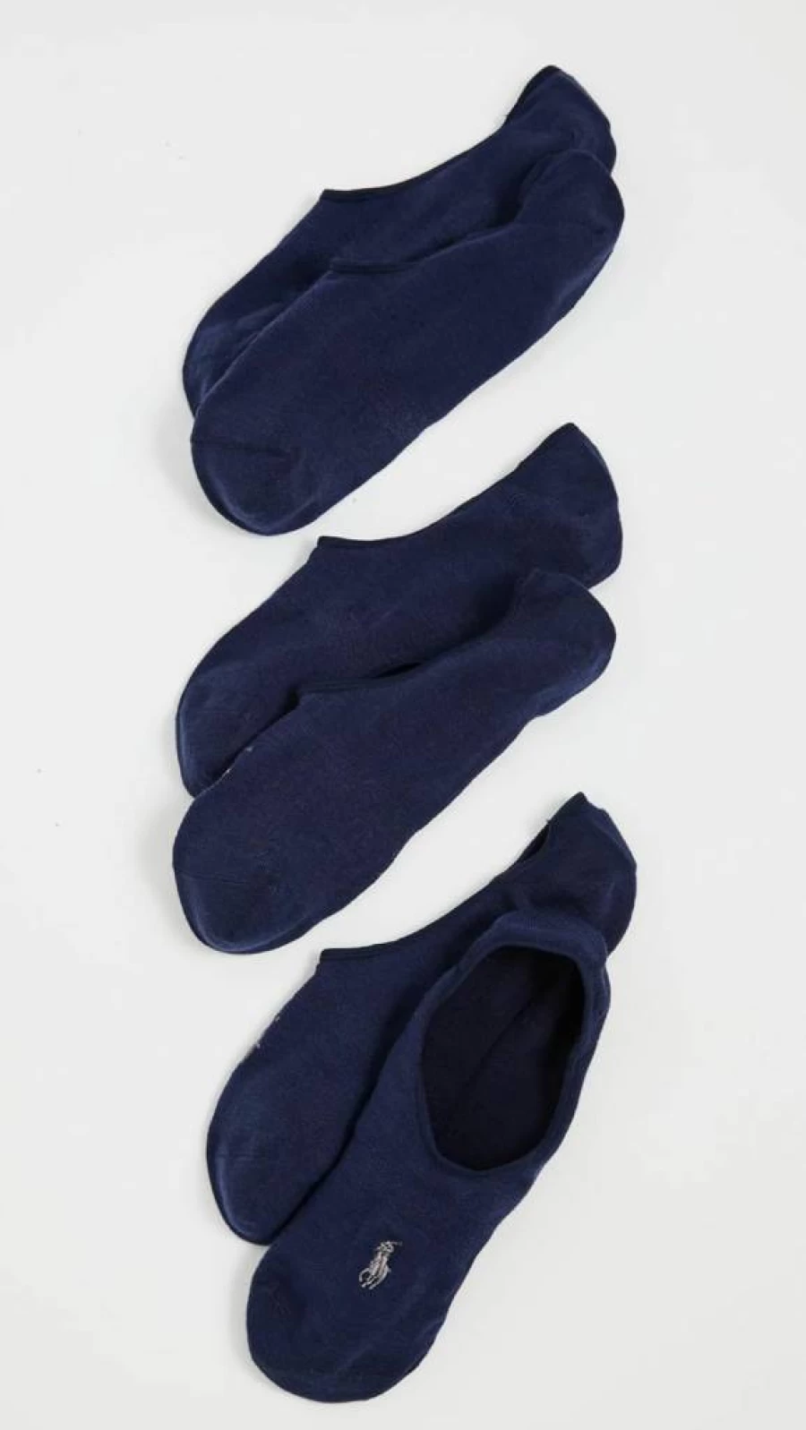 POLO RALPH LAUREN Men's Lightweight Liner Socks 3-Pack - Breathable Comfort for Everyday Wear