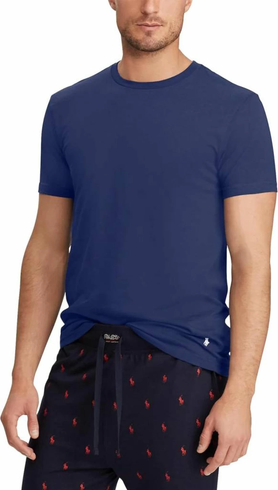 POLO Ralph Lauren Men's Slim Fit Moisture-Wicking Crew Neck Undershirts 3-Pack